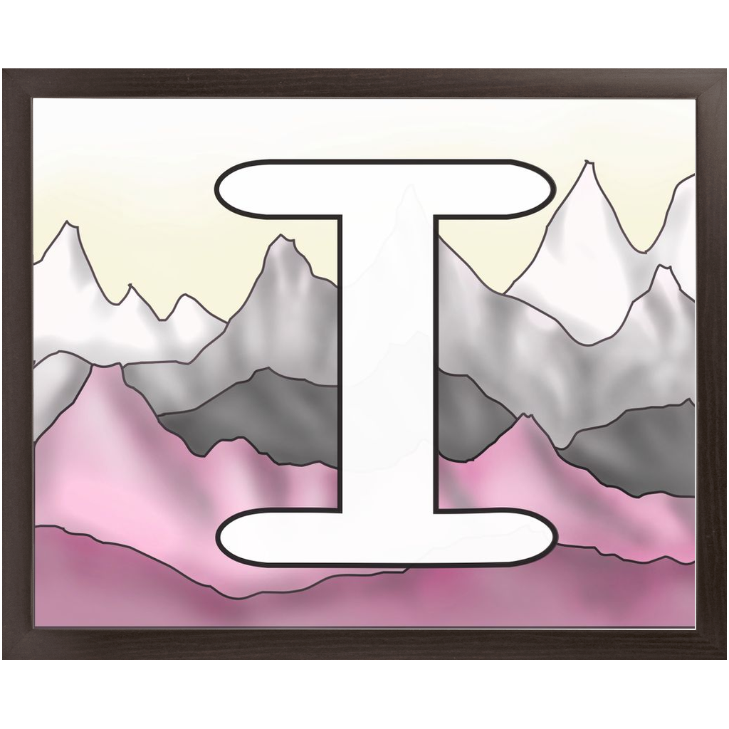 Islas Peak Custom Framed Print