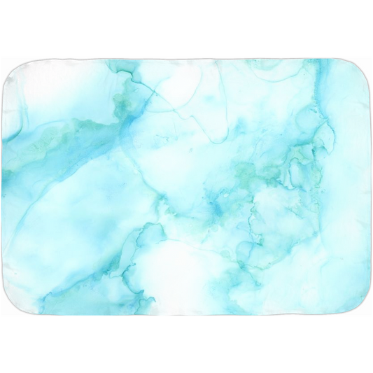 Marble Swaddle Blanket Turquoise