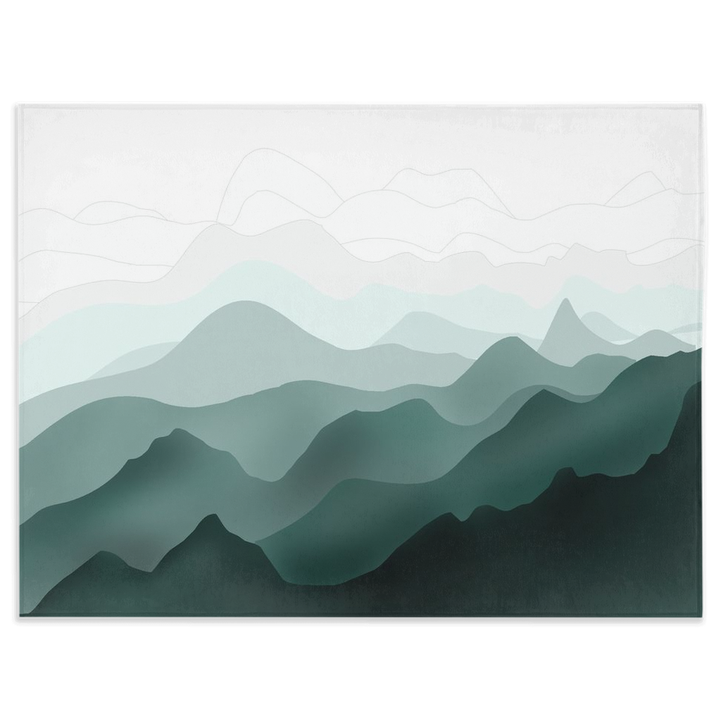 Finns Forest Minky Blanket