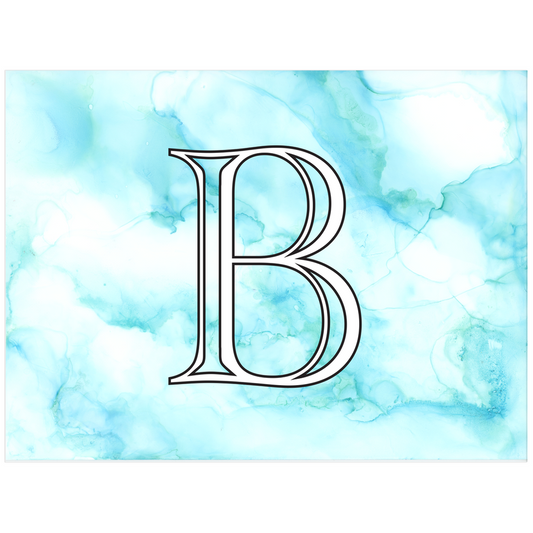 Marble Turquoise Custom Artist Print