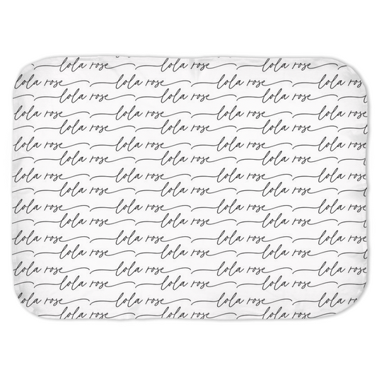 Custom Name Swaddle Blankets