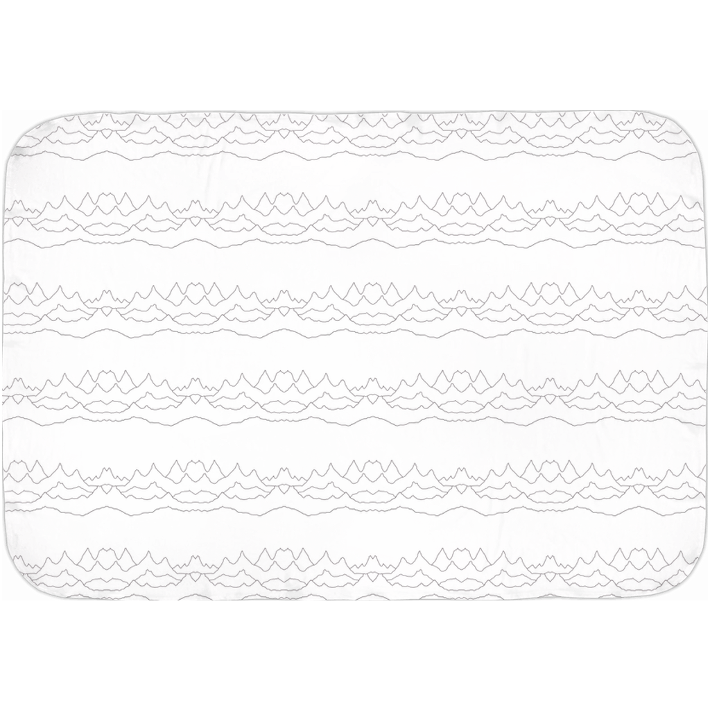 Mountain Lines Swaddle Blanket