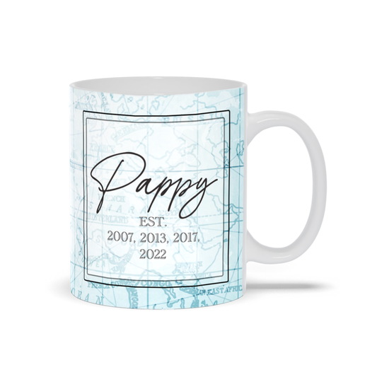 Pappy Est. Year World Traveler Mug