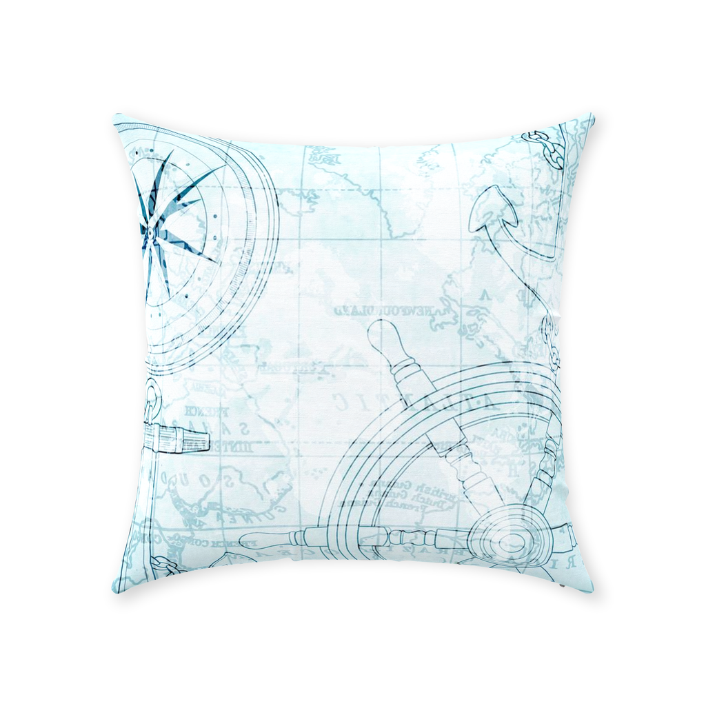 World Traveler Throw Pillow Custom or Classic