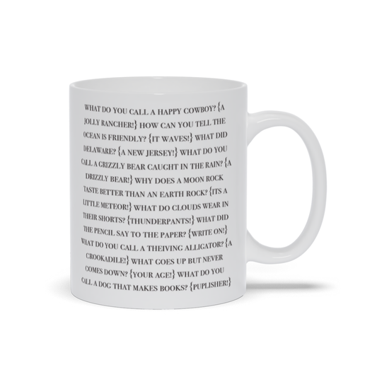 Dad Jokes (With Jokes) -Right hand Mug #1