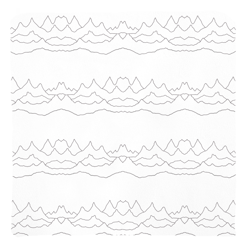 Mountain Lines Throw Pillows