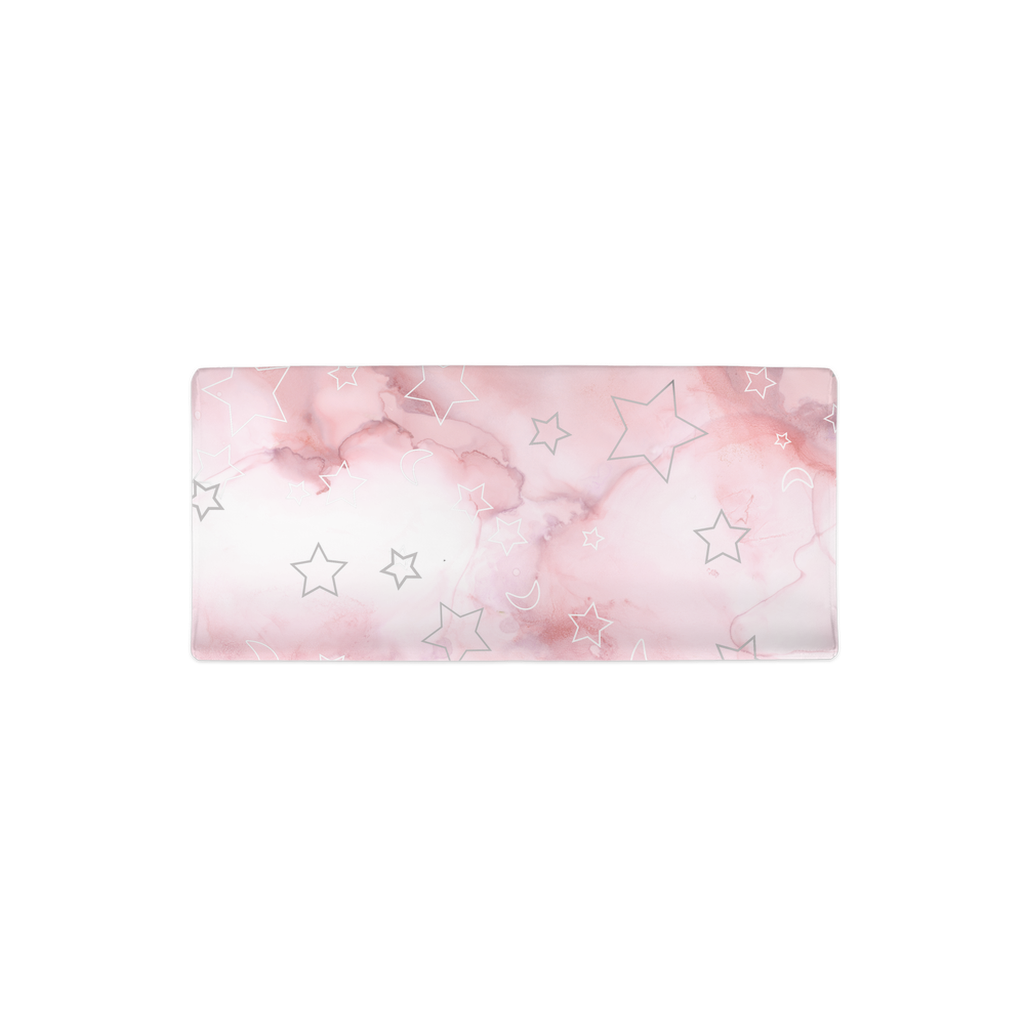 Pink Marble Sky Changing Pad Covers