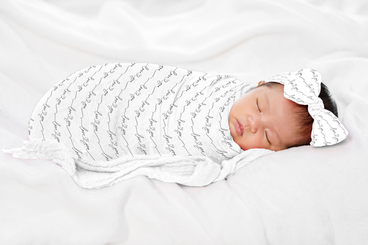 Love You Swaddle Blankets